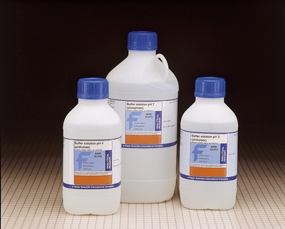 Fisher Chemical&nbsp;Pufferlösung pH 8,00 (Borat), NIST-Standardlösung, gebrauchsfertig für pH-Messungen, Fisher Chemical 1 l, HDPE-Kunststoffflasche Produkte