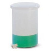 Thermo Scientific&trade;&nbsp;Nalgene&trade; Heavy-Duty Cylindrical LLDPE Tanks with Spigots With cover and spigot; Capacity: 10 gal. (38L) 