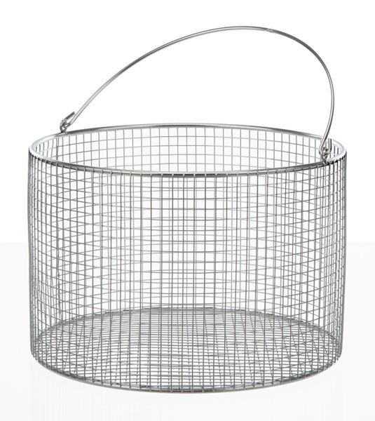 Bochem&trade;&nbsp;Round Stainless Steel Wire Baskets with Handle Diámetro: 300 mm; altura: 200 mm Bochem&trade;&nbsp;Round Stainless Steel Wire Baskets with Handle