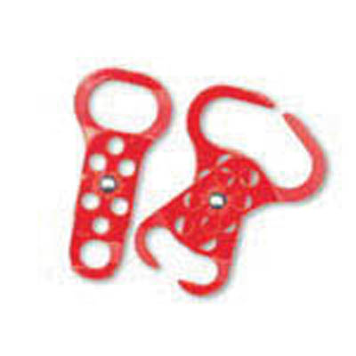 Brady&trade;&nbsp;Heavy Duty Steel Stubby Lockout Height: 136.4mm, Color: Red Lockout Tagout Hasps -Mechanical