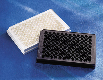 Corning&trade;&nbsp;96-Well Solid Black or White Polystyrene Microplates Black; Standard; No; None; Flat Corning&trade;&nbsp;96-Well Solid Black or White Polystyrene Microplates