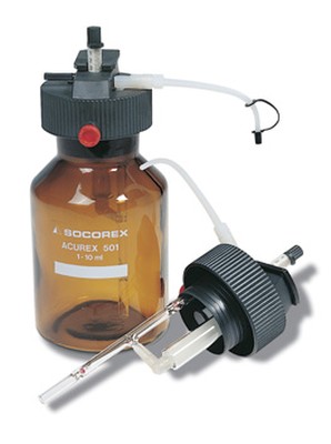 Socorex&trade;&nbsp;Compact Dispenser 501 Model Capacity: 1000mL; Volume Range: 0.4 to 5mL Socorex&trade;&nbsp;Compact Dispenser 501 Model