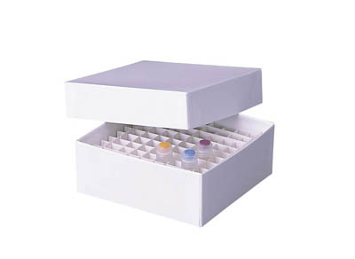 Fisherbrand&trade;&nbsp;Cardboard Cryoboxes, 136mm Color: White; Dimensions (L x W x H): 136 x 136 x 75mm Fisherbrand&trade;&nbsp;Cardboard Cryoboxes, 136mm