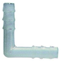 Kartell&trade;&nbsp;Plastilab&trade; L-Shaped Untapered Connectors L-shaped; Bore Size: 4.5mm; 10 Pack 