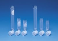 Thermo Scientific&trade;&nbsp;Nunc&trade; Biobanking and Cell Culture Cryogenic Tubes Nunc CryoTube Vial, 1.0mL, ext. thread, round bottom , PP narrow-neck tube w/printed area 