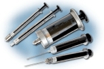 Hamilton&trade;&nbsp;1000 Series Gastight&trade; Syringes: Fixed-Needle Syringes, LTN Termination, 22 Gauge, 2 in. Needle Length Model: 1005; Capacity: 5mL; Fixed-Needle; Point style: 5 Hamilton&trade;&nbsp;1000 Series Gastight&trade; Syringes: Fixed-Needle Syringes, LTN Termination, 22 Gauge, 2 in. Needle Length