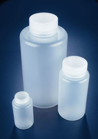Azlon&trade;&nbsp;Wide Mouth Polypropylene Bottles Capacity: 250mL; Dimensions: 60 dia. x 140mmH; I.D.: 37mm 