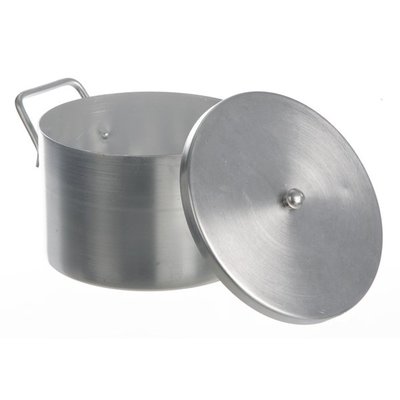 Bochem&trade;&nbsp;Aluminum Laboratory Pot With Lid Capacity: 3L; Outside Dia.: 200mm; Height: 120mm Bochem&trade;&nbsp;Aluminum Laboratory Pot With Lid