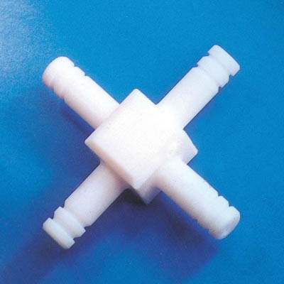 Fisherbrand&trade;&nbsp;PTFE 4-Way Connector Arm Diameter: 6mm Fisherbrand&trade;&nbsp;PTFE 4-Way Connector