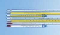 Fisherbrand&trade;&nbsp;Red Spirit Filled Total Immersion Thermometers Length: 155mm; Temperature Range: -10 to 50deg.C 