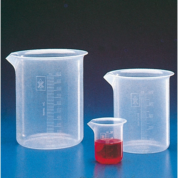 Kartell&trade;&nbsp;Polypropylene Low Form Beakers with Molded Graduations Capacity: 250mL; Height: 95mm Kartell&trade;&nbsp;Polypropylene Low Form Beakers with Molded Graduations