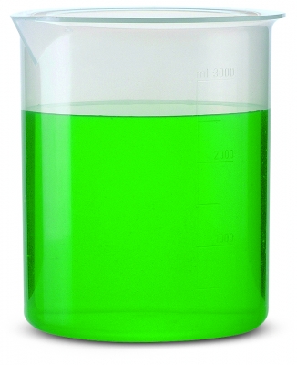 Kartell&trade;&nbsp;Polypropylene Low Form Beakers with Molded Graduations Capacity: 250mL; Height: 95mm Kartell&trade;&nbsp;Polypropylene Low Form Beakers with Molded Graduations