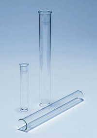 Tubos de ensayo con reborde de pared gruesa de vidrio de borosilicato Pyrex&trade; Capacidad: 48 ml 