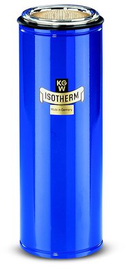 KGW Isotherm&trade;&nbsp;Recipientes de transporte Dewar metálicos azules Capacidad: 1500 ml; incluye: Sin agarre lateral; altura interior: 245 mm; diámetro interno: 90 mm Ver productos