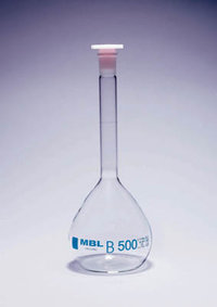 MBL&trade; Borosilicate Glass Class B Volumetric Flask Capacity: 100mL 