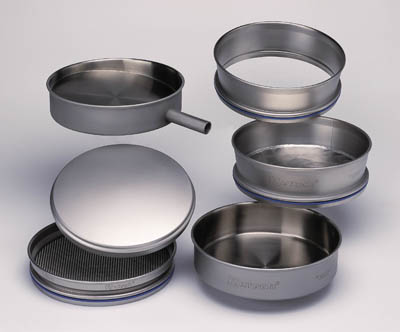 RETSCH&nbsp;Stainless Steel Intermediate Pan for Test Sieves Height: 25mm; Diameter: 200mm Products