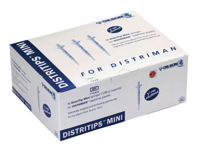 Gilson&trade;&nbsp;DistriTips&trade; Syringes 12.5mL Maxi; Vol.: 500&mu;L Gilson&trade;&nbsp;DistriTips&trade; Syringes
