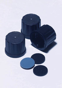 Pyrex&trade; Phenolschraubkappen mit PTFE-beschichteter Gummischeibe Gewindegröße:25mm 