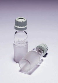 Quickfit&trade; Screwthread Adapter to Fit Cone Dia. through cap: 7 to 8.5mm; Cone size: 14/23; Thread size: 18 