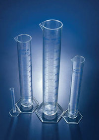 Azlon&trade; PMP-Zylinder mit aufgedruckter Skala Fassungsvermögen:500 ml; Graduierungen:Gehäuse 5mL 