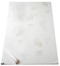 Fisherbrand&trade;&nbsp;Tacky Mats for Controlled Environments Low-tack; 30 clear sheets on white mat; 18 x 45 in. (46 x 114cm) 