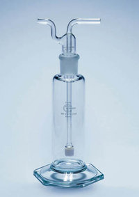 Tubo de inmersión sinterizado de vidrio de borosilicato Quickfit&trade; para frascos Dreschel Longitud del tubo: 217 mm; porosidad: 0 