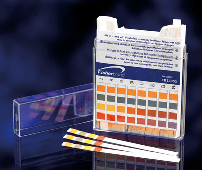 Fisherbrand™ Bandelettes de papier indicateur de pH