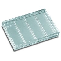 Thermo Scientific&trade;&nbsp;4 Well Rectangular Dish, TC Surface, Pack of 10 4 rectangular wells, Culture Area 21.8cm2/well, 100/Cs 