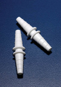 Azlon&trade; Polypropylene Straight Connector for Tubing for 4 to 7mm I.D. tubing 