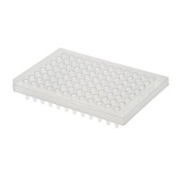 0&nbsp;Axygen&trade; Polypropylene Half Skirt 96-Well PCR Microplates Color: Clear; Quantity: 10 Pack 