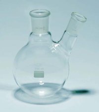 Quickfit&trade; Two-Neck Round-Bottom Glass Flask Capacity: 250mL; Socket: 24/29 (Centre), 19/26 (side) 