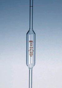 MBL&trade; One Mark Class AS Glass Pipets Capacity: 100mL 