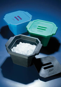 Azlon&trade; Polyurethane Ice Buckets with Lid Capacity: 4500mL; Color: Black 