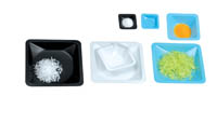 Fisherbrand&trade;&nbsp;Navecilla de pesaje antiestática de poliestireno Capacidad: 85 ml; Color: blanco; fondo: 24mm 