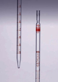 MBL&trade; Graduated Class AS Type 1 Glass Pipets Capacity: 2mL 
