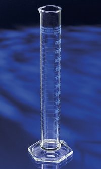 Fisherbrand&trade;&nbsp;Graduierter Messzylinder aus Borosilikatglas, Klasse A Fassungsvermögen: 50 ml; Unterteilungen: 1mL 