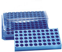 Thermo Scientific&trade;&nbsp;Screw Top Vial Racks 50 place; For 4mL Vials; with alphanumeric index 