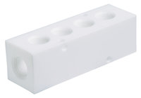 Cole-Parmer&trade;&nbsp;PTFE Manifold, 6 outlets 6.75 in. 