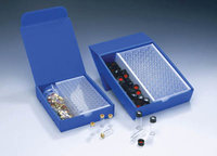 Fisherbrand&trade;&nbsp;13mm Vial Kit, 13-425 screw thread, Clear Glass, 4mL, PP Screw Cap,  Silicone/PTFE septum Without Cross-slit 