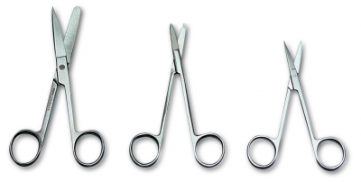 Rogo Sampaic&trade;&nbsp;Stainless Steel Scissors Tip style: round/round; For Use With: Anatomical; Length: 140mm Rogo Sampaic&trade;&nbsp;Stainless Steel Scissors