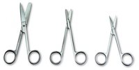 Rogo Sampaic&trade;&nbsp;Stainless Steel Scissors Tip style: round/round; For Use With: Anatomical; Length: 140mm 