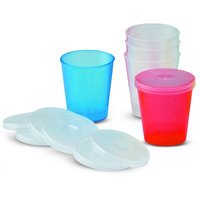 Semadeni&trade;&nbsp;Color-Coded Plastic Beakers Color: Natural 