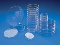 Fisherbrand&trade;&nbsp;Placas de Petri de perfil bajo de plástico 3 orificios de ventilación; altura: 16,2mm 