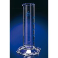 Fisherbrand&trade;&nbsp;Borosilicate Glass Graduated Cylinder in Squat Format Capacity: 250mL; Graduations: 5mL 