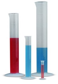 X18 Graduated cylinder Fisherbrand large rounded,  