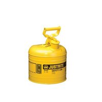 Justrite&trade;&nbsp;Type I Steel Safety Cans Yellow; 2 gal. (7.6L) 
