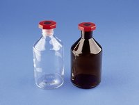 Poulten Graf&trade;&nbsp;Soda Lime Glass Reagent Bottles Clear; Capacity: 30mL; Stopper size: 16/16; Polystop cap 