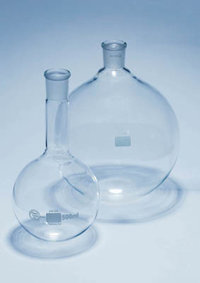 Pallone in vetro borosilicato con collo medio Pyrex&trade; Capacity: 100mL 