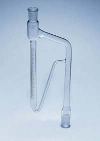 Quickfit&trade; Glasaufsatz zur Wasserbestimmung, aus Borosilikatglas Fassungsvermögen:4 ml; Graduierung:Gehäuse 0.05mL 