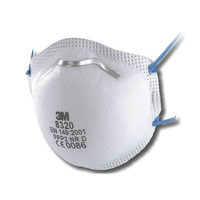 3M&trade;&nbsp;Particulate Respirator, 8300 Series Model: 8320; Filter efficiency: FFP2; Valved 